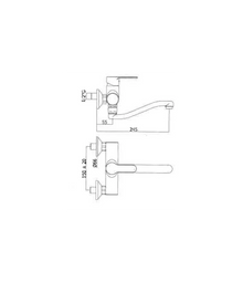 Paffoni BLU161CR serie BLU miscelatore cromato, foto 2