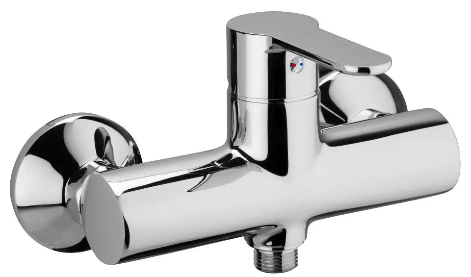 Paffoni serie BLU BLU168CR – Miscelatore doccia esterno a parete, finitura cromo