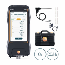 Testo 330 Kit Analizzatore di Combustione O₂ e CO/H₂ con Sonda Fumi – 0564 3300 10